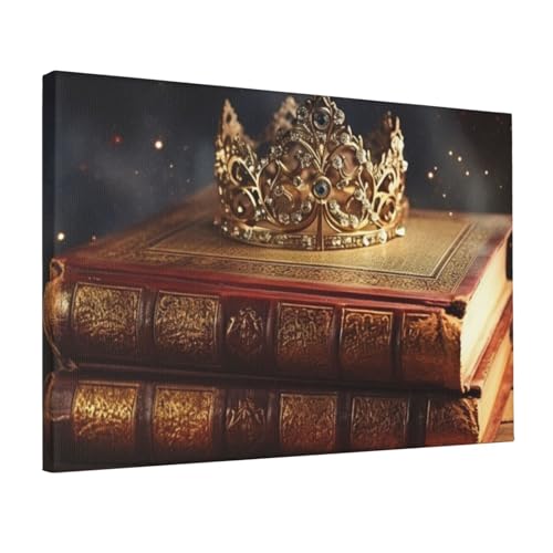 Toile vintage Book1 YoupO reveillez l'ame nostalgique de votre decoration interieure