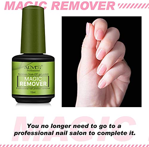 Magic Gel Nail Polish Remover, Facilmente e