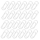 jojofuny 200 Trombones Métalliques Miniatures en Nickel 06X15 MM Petites Pinces à Papier...