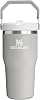 Stanley IceFlow Flip Straw Tumbler Pipetli Termos Bardak, Gri Ash, 0.60 Litre