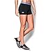 Under Armour Women's HeatGear Armour 3” Shorty, Black/Sky Blue, Medium