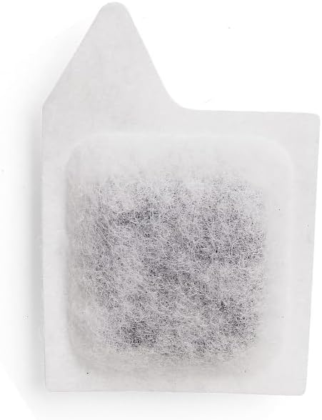 H Mini Filter Cartridge 3" x 2.2" Activated Carbon 3-Layer Pads - Fits Imagitarium 1.4-3.1 Gal Betta Kits, Cumberland 2.2 Gal - Double Microfiber Cotton (6)