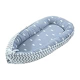 Multifunción: utiliza la tumbona para bebé como un moisés para una cama, dormir lateral, cama de viaje, almohada para recién nacido, cambiador o moverla alrededor de la casa para descansar o tumbarse, haciendo que el bebé se sienta más seguro y acogedor.