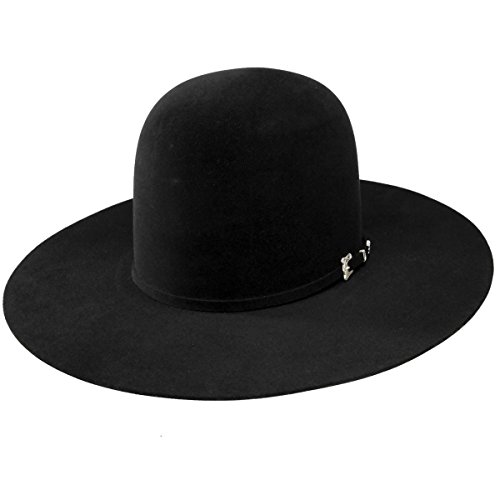 RESISTOL Men's 20X Felt Cowboy Hat Black 7 3/8