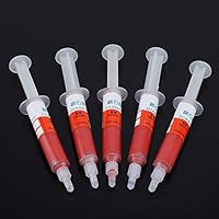 5er Set Diamantschleifer, Diamant Polierpaste Metall 8000 Diamantpaste Polierpaste Läpppaste Schleifpaste Nadelröhrchen W1.0# 8000 (W3.5 (3000 mesh Feinpolieren))