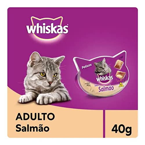 Petisco Para Gatos Whiskas Temptations Salmão Adultos 40g