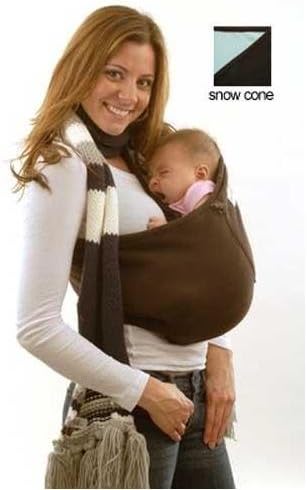 Peanut Shell Baby Sling - Snow Cone Size: Medium
