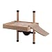 Zerodis Rectangular Turtle Pier Floating, Aquarium Tortoise Dock Frogs Ramp Basking Platform Reptile Floating Island Climbing Basking Platform for Sun Bathing Resting Play(M)