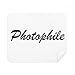 Stylish Word Photophile Cleaning Cloth Screen Cleaner 2pcs Suede Fabric