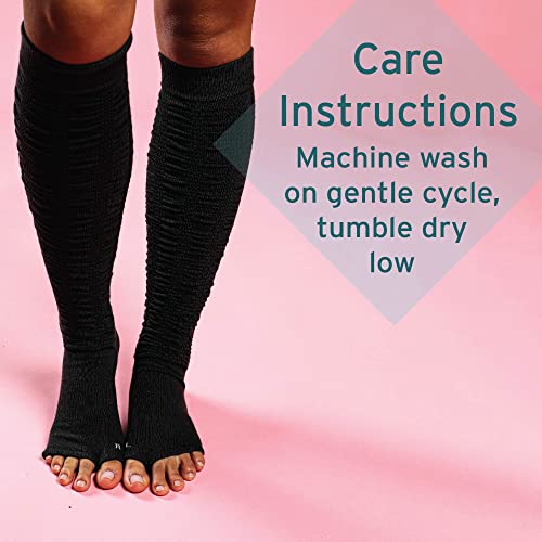 Tucketts Thigh Highs Knee High Yoga Socks, Toeless Long Socks, Non Slip Skid Grippy Socks For Yoga, Pilates, Barre, Ballet, Dance - Knee High Style,Pink,Fits Woman Size Us 6-9.5 #TOP5