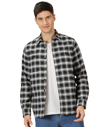 Chemise infroissable à carreaux Thomas Scott fini le repassage long