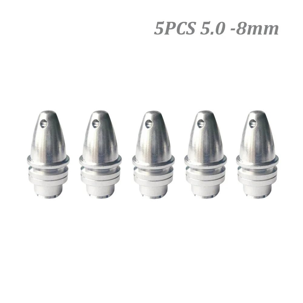 Adaptador hélice bala aluminio M5-M8 motor avión RC