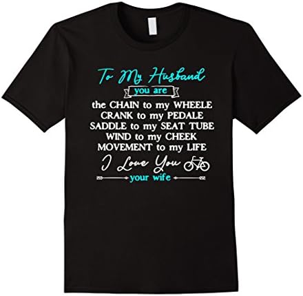 Valentine Cyclist Gift Husband Bicycle Lover Shirt Wife Ride