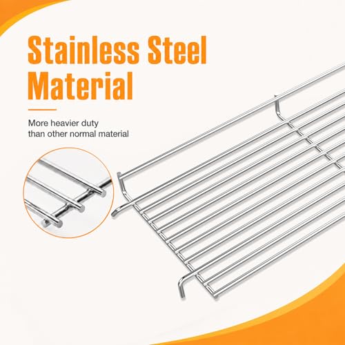 Image of SafBbcue Griddle Warming /Cooling Rack for Dyna-Glo 4 Burner DGH450CRP DGH450CRP-D, 5 Burner DGH474CRP DGH485CRP, Dyna Glo Grill Parts Fit for 4&5 Burner Grill, Grill Grate Replacement & Grill Tray