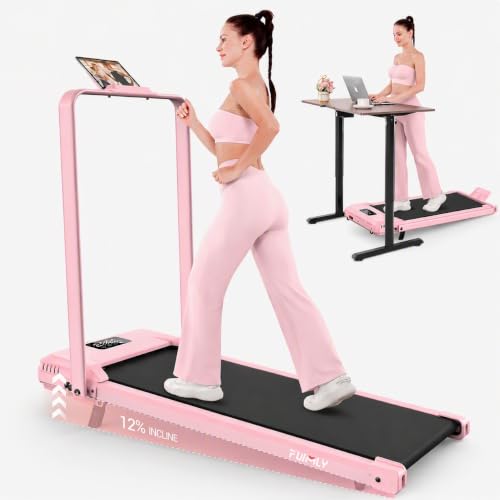 FUNMILY Upgrade Walking Pad Folding Treadmill with...