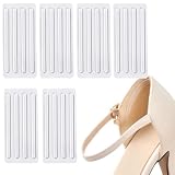 Erioctry, nastro adesivo in silicone sottile e trasparente per evitare l'usura del tallone quando si indossano scarpe da donna, confezione da 6 fogli (24 pezzi)