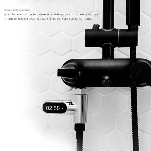 Visor de temperatura do chuveiro, medidor de temperatura da água do chuveiro - Medidor de temperatur