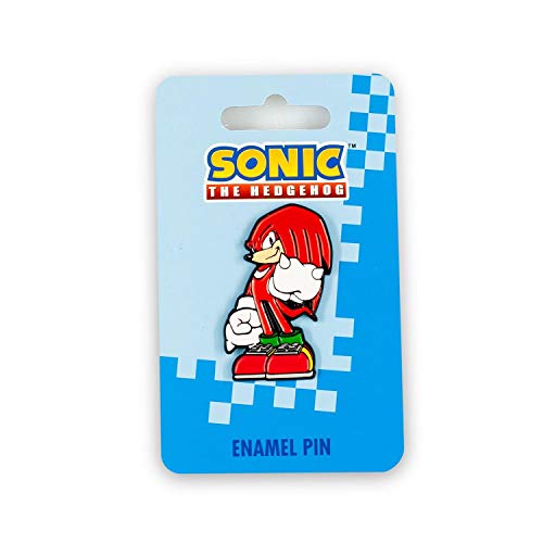 Sonic the Hedgehog Knuckles Pin | Official Sonic & Knuckles Series Collectible Enamel Pin | Small Decorative Lapel Pin