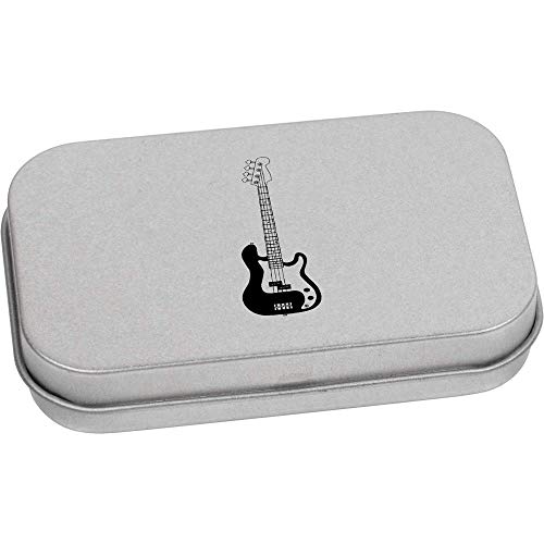 Azeeda 80mm 'Bass Guitar' Metal Hinged Tin/Storage Box (TT00131655)