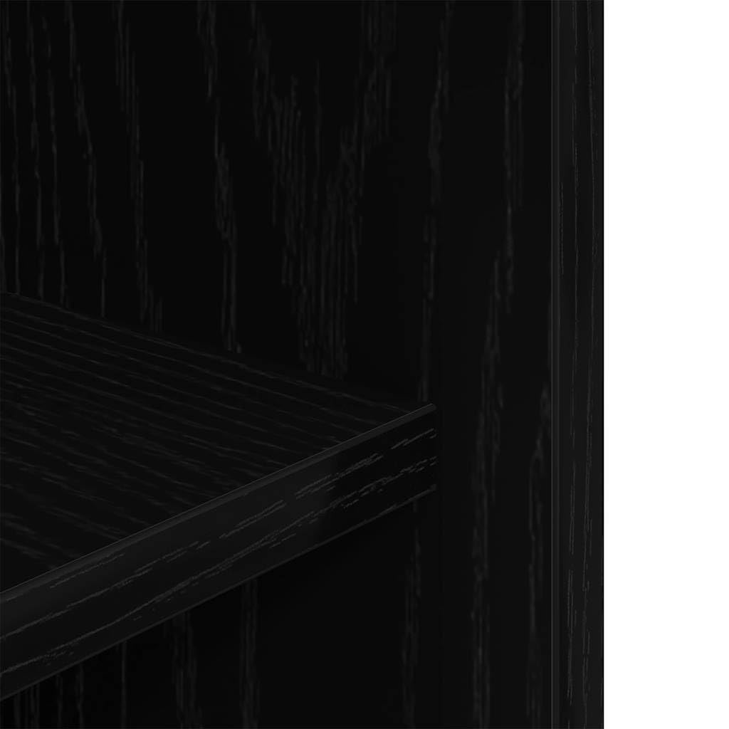 INLIFE Aquariumständer Schwarz Eichen-Optik 60,5x36x72,5 cm,Tier- & Haustierbedarf,Haustierbedarf,Aquaristik,Aquariumständer,Schwarz,11.05 KG,862157