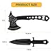 Throwing Knives Throwing Axes and Tomahawks 3 Pack Set with Bottle Opener and Nylon Sheath, 10in Axe Throwing Game for Backyard Competition and Recreation