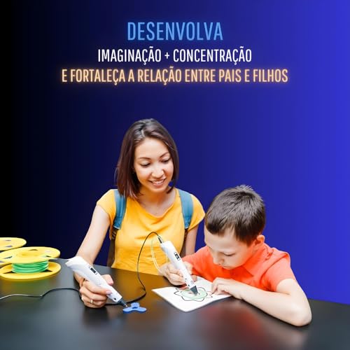 Caneta 3D Profissional Para Impressão Criativa Com Filamentos PLA E Refil De Filamento Para Caneta I