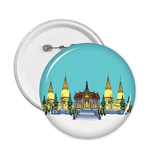Badge traditionnel de Thaïlande : customisez vos vestes et sacs avec cet art d'illustration doré