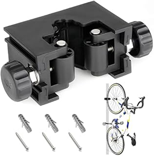 CyclingDeal Road Bike Bicycle Clip Storage Wall Mount Rack - Premium Quality Clip for Outdoor and Indoor - Safe & Secure for Road Hybrid Bikes - Store Bicycles in Garage or Home
