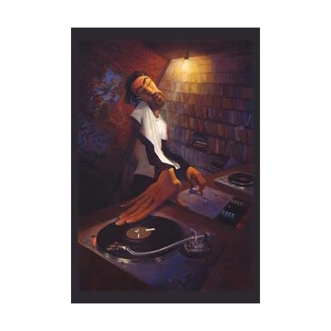Justin Bua - DJ Art Print 24 x 35 Cover