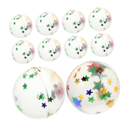 Balles de piscine flottantes et rebondissantes en caoutchouc à paillettes