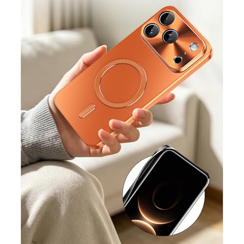 Coque Rigide Fine iPhone 17 Premium Haute Finition Magnétique et Protection Métal de Lentille - 4
