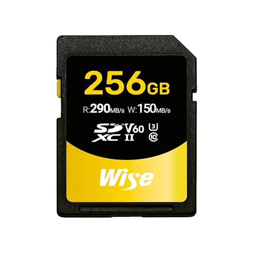 Wise SDXC UHS-II [J[h SD-SV[Y 256GB Class10 V60 UHS-IIΉ ǎ290MB/bA150MB/b