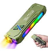 Amazon.com: Ciwuzxs EDC Rechargeable Flat Flashlight 1000 Lumens