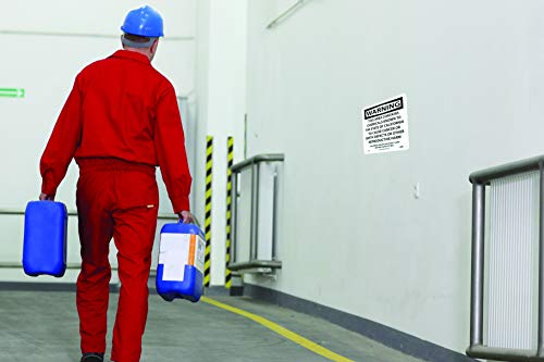 Nmc Cp9P Warning - This Area Contains Chemicals California Proposition 65 Sign - 10 In. Square, Ps Vinyl, Hazardous Area Warning Sign #TOP2