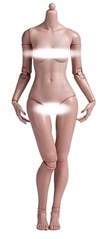 1/6 女性素体フィギュア ハイプレイ ヘッドパーツ付き 黒ワンピース 1/6 女性素体フィギュア ハイプレイ ヘッドパーツ付 黒