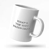GVNVYFWUY Fun Mugs What'S The Wifi Password? Mug Funny Gifts For Women The Office Gifts