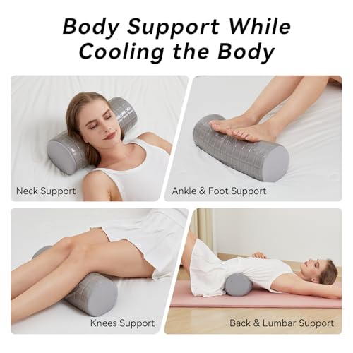 Cervical Roll Pillow with Cooling Gel Cover - image 6