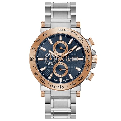 Gc Mens urbancode cronógrafo Esfera Azul Acero Inoxidable Y37003G7