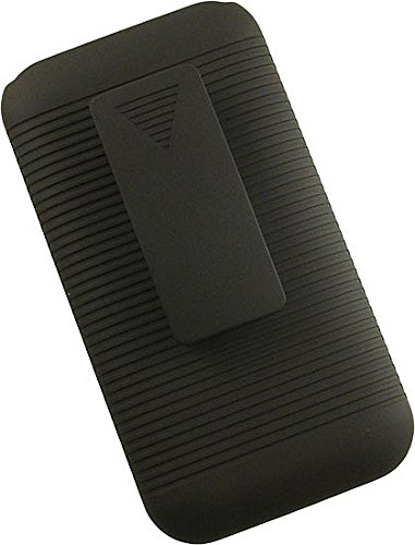 Nakedcellphone Ribbed Rubberized Case and Holster for Samsung Galaxy Core Prime #TOP16