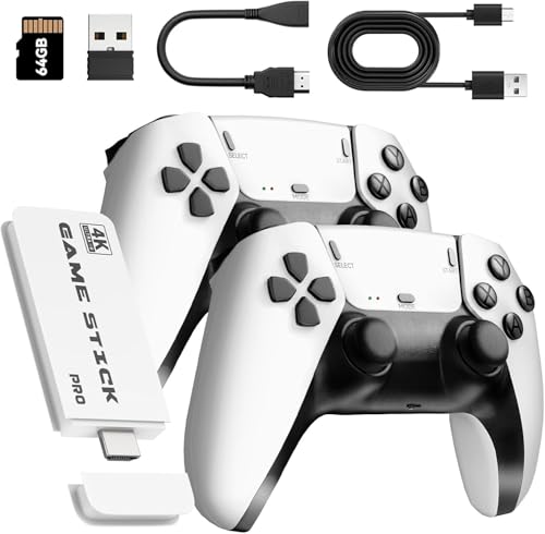 Image of Game Console Stick 4K Stick with Built-in 9+ Emulators 21,000+ Games, 4k Hdmi Output & 2.4GHz Wireless Controller, (Classic Edition)