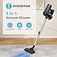 AIGOSTAR Staubsauger 4-in-1 Handstaubsauger Staubsauger Wired Vacuum Cleaner with HEPA Filtering Leichtgewicht