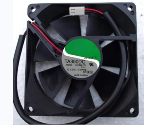 C34422-16 90x90x25mm 12V 0.40A 2.4W 9CM 2-Wire Cooling Fan