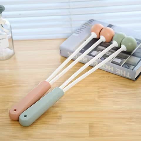 Massage Hammer，Manual Massage Hammer Tool，Handheld Double Silicone Balls Beat Massge Hammer Stick Self Massager Tool For Muscle Neck Arms Legs Back Shoulder，Percussion Massager，Back Scratcher, Green #TOP6