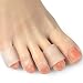 DYKOOK Toe Sleeves 5 Pairs, Toe Protectors for Corns Remover, Callus Cushion, Bunion Treatment, Ingrown Nails, Pinching, Cramping (Thin-Clear)