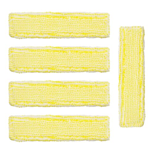 SaferCCTV 5 Pack Replacement Pads Compatible with Kärcher WV5/WV2 Window Vacuum Cleaner Accessories,Window Cleaner Replacement Parts,Replacement Microfibre Mop Cover,Window Vacuum Cleaner Accessories