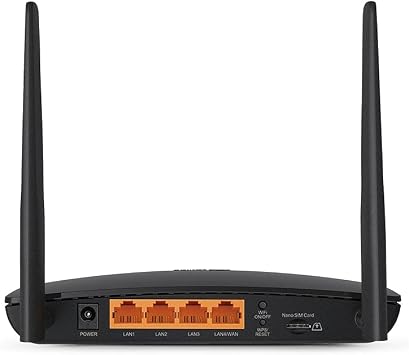 TP-Link Archer MR400, AC1200 Wireless Dual Band 4G LTE Router, 4G/3G SIM Slot, Up to 64 Devices Connection, No Configuration Required, Guest Network and Parental Control Support
