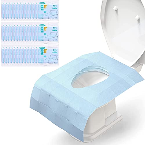 Disposable Toilet Seat Cover,30 Packs Toilet Seat Covers Disposable Extra Large Waterproof,for Adults,Kids Toddlers…