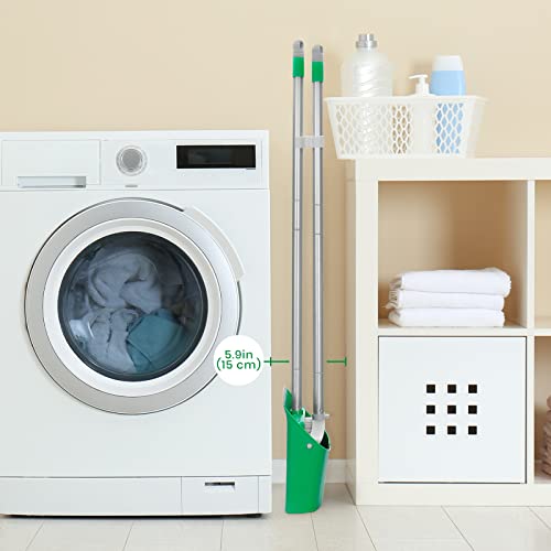 Image of TreeLen Broom and Dustpan Set - Simplify Cleaning Your Home Ktichen Office with Ease