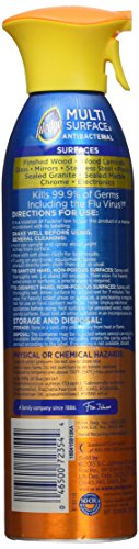 Pledge Multi Surface Antibacterial Cleaner Antibacterial Citrus Scent Aerosol Can 9.7 Oz #TOP1
