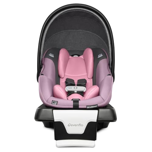 Evenflo Gold SensorSafe SecureMax Smart Infant Car Seat, Opal